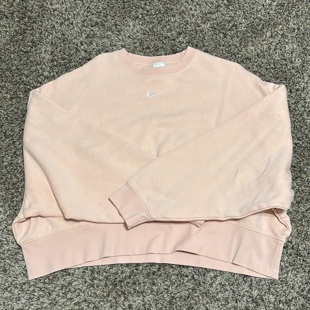 Nike Cropped Crewneck Sweatshirt